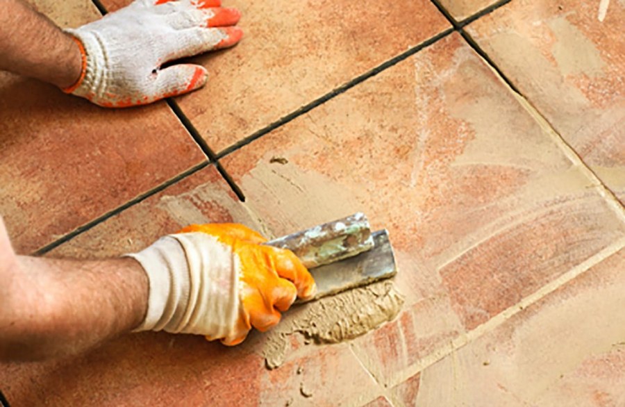 Затирка швов на плитке
