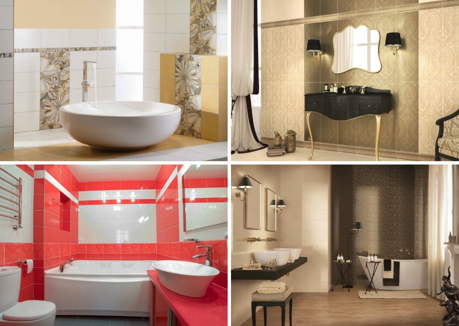 Плитка компоновка в ванную