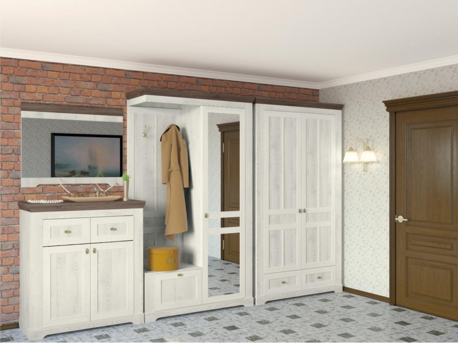 Прихожая модульная Ривьера