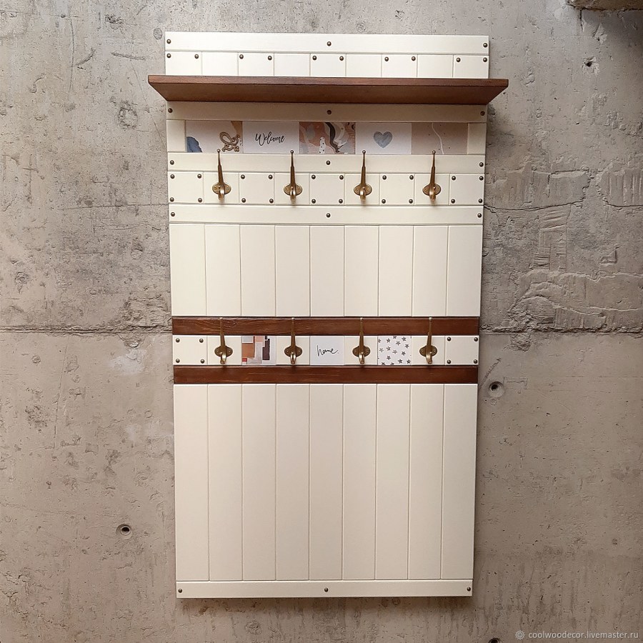 Вешалки в прихожую настенные деревянные