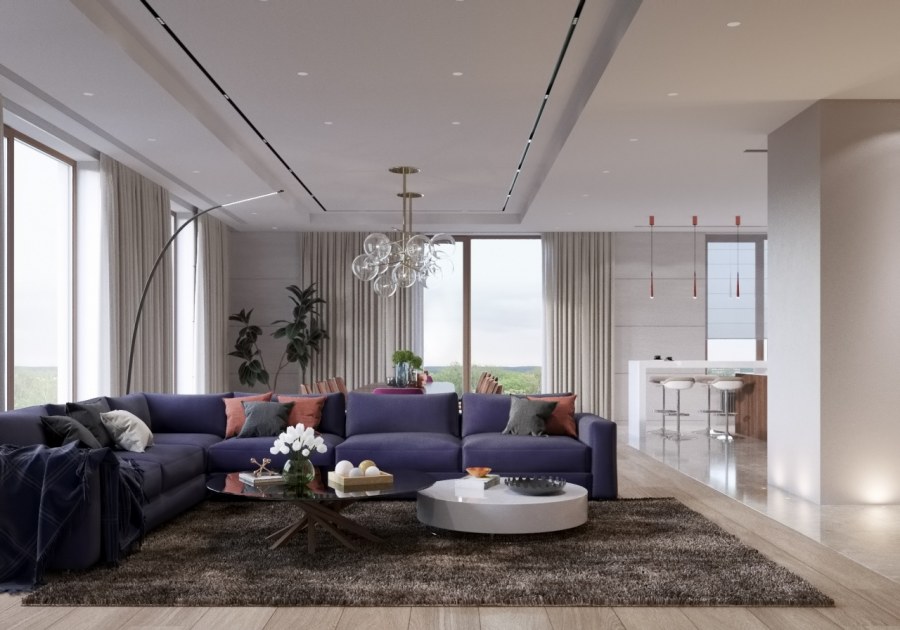 Современный интерьер городской квартиры