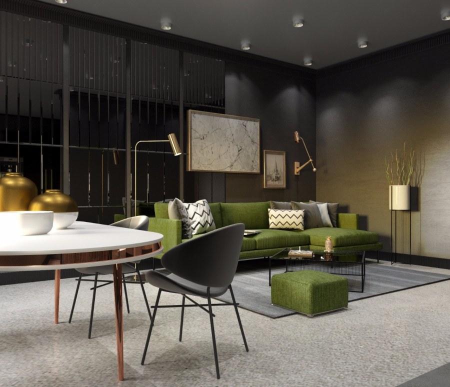 Городской интерьер