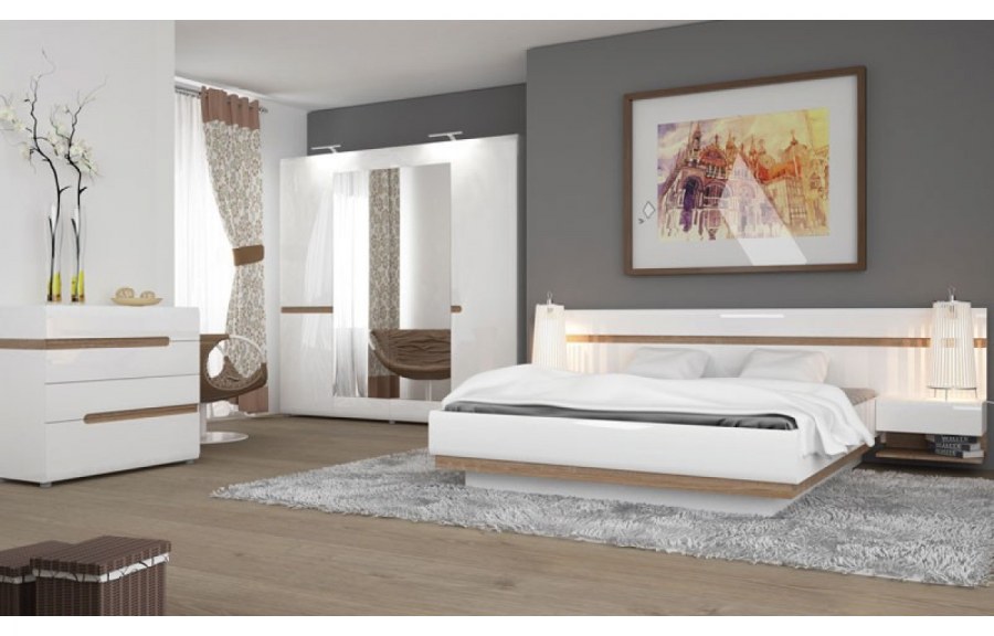 Кровать 140/91-01 с подъемником (Линате)