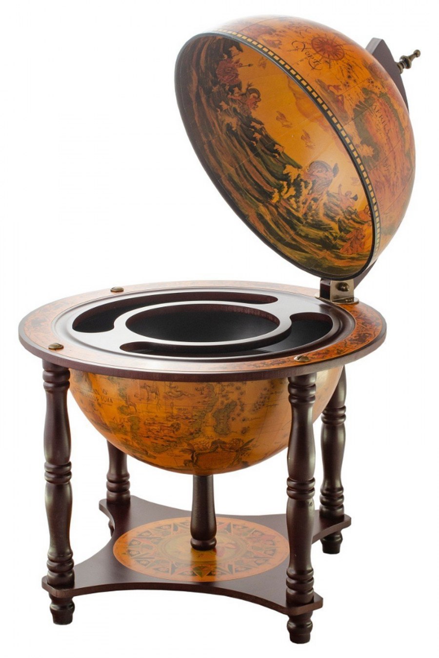 Глобус-бар настольный jg33006r