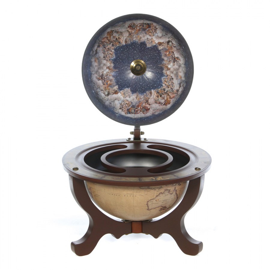 Глобус бар "Brigant" напольный d=33см