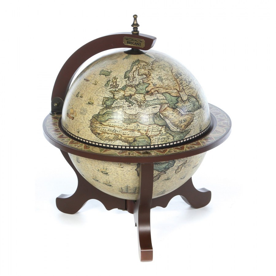 Глобус-бар "сокровища древнего мира"