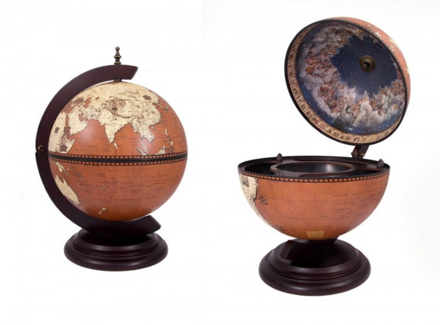 Глобус-бар настольный, d33 см