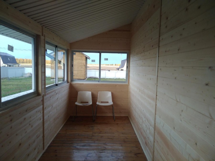 Обшивка веранды