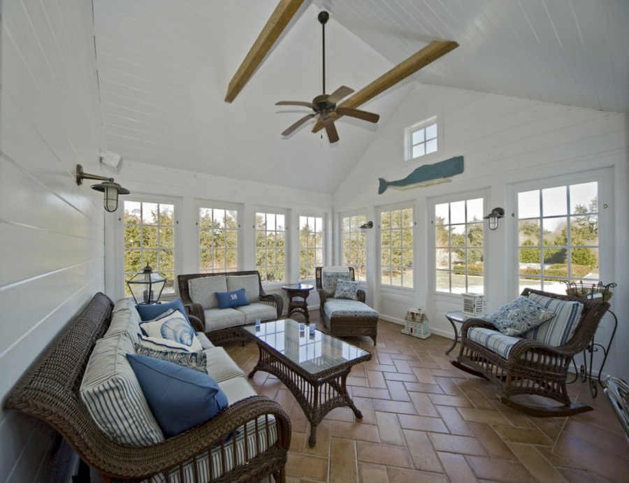 Внутренняя отделка веранды