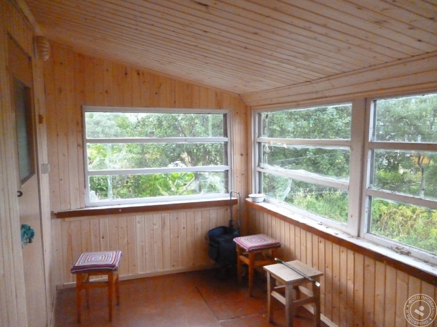 Обшивка веранды вагонкой