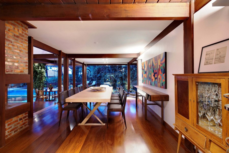 Терраса внутри дома