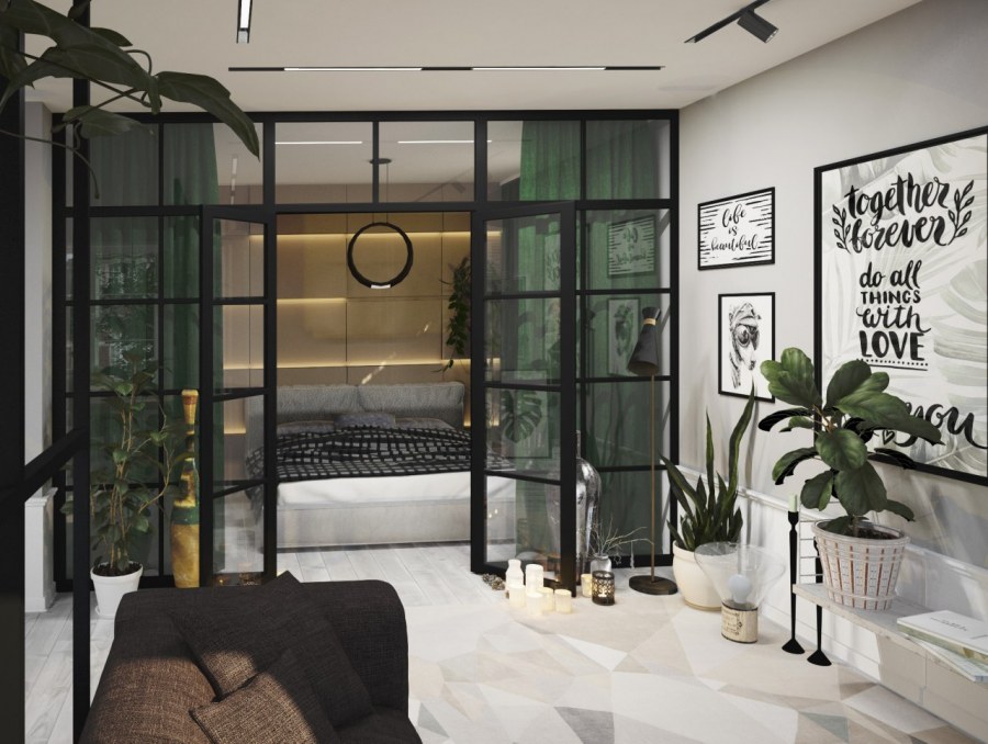 Приемы зонирования в интерьере