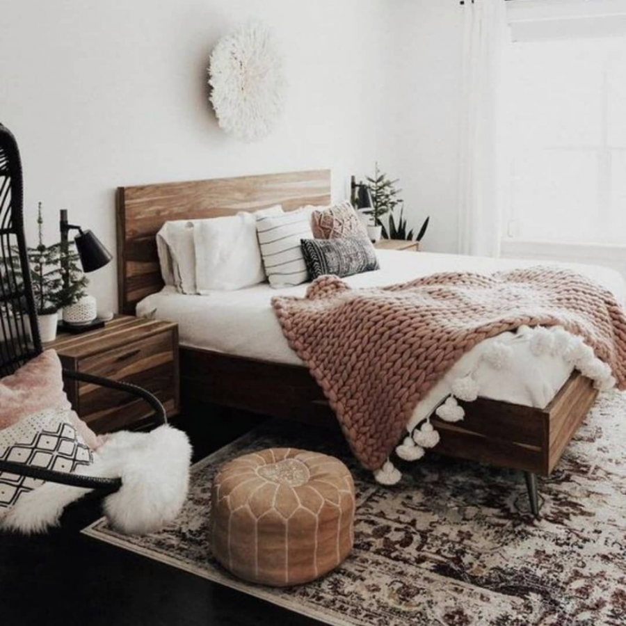 Спальни декор интерьер