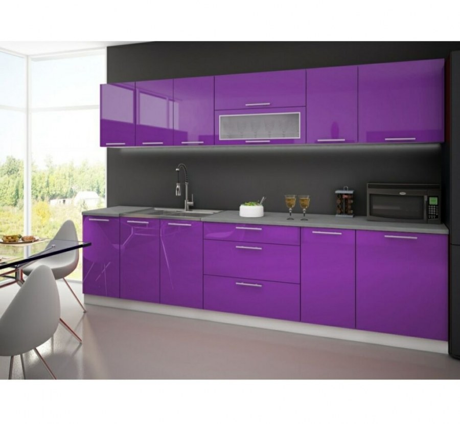 Фиолетовая кухня