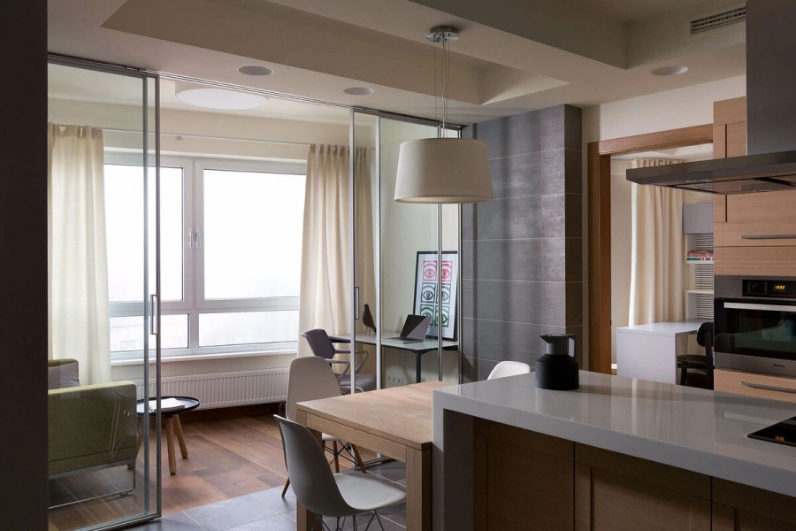 Объединение лоджии с кухней