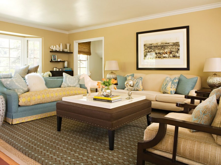 Стены в доме в американском стиле