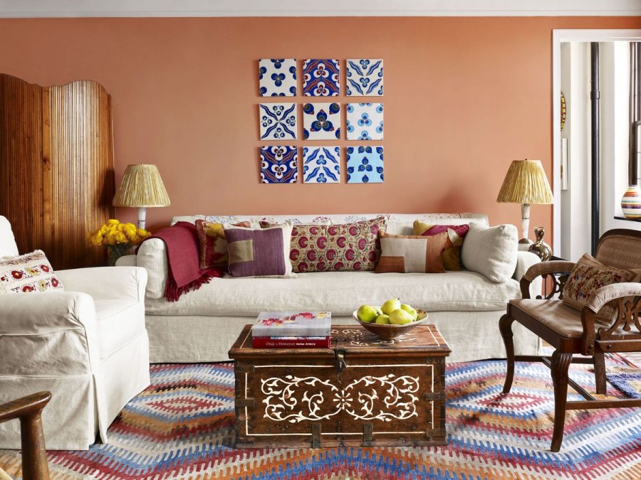 Гостиная в стиле этно Фьюжн