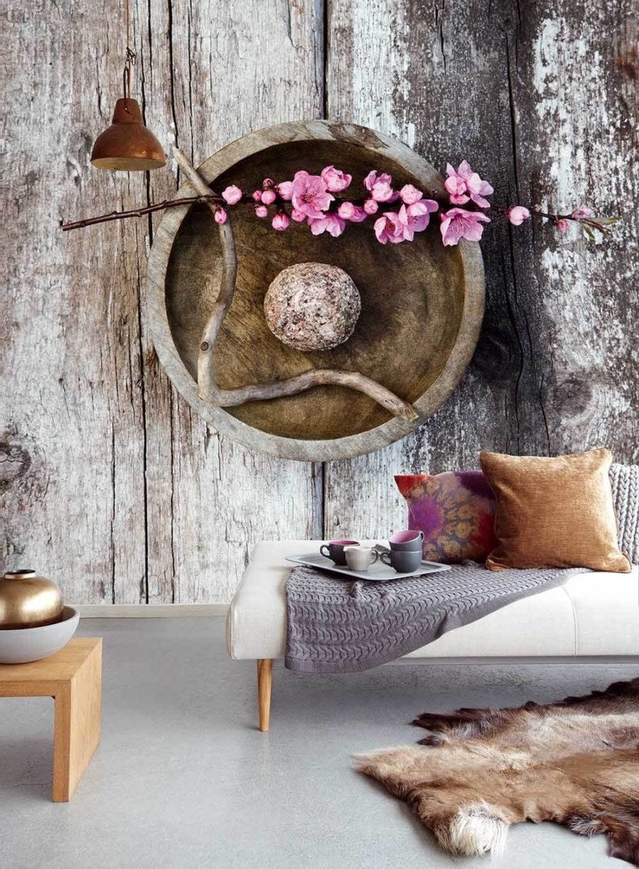 Необычный декор стен