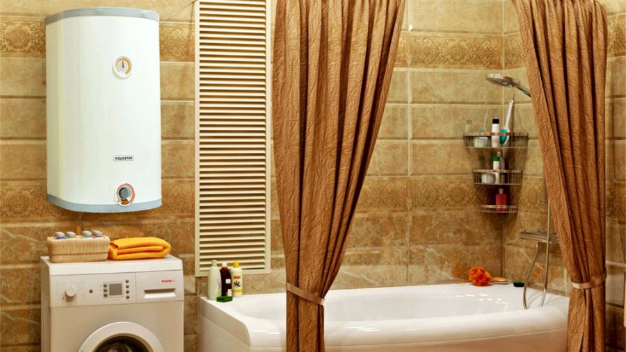 Бойлер в интерьере