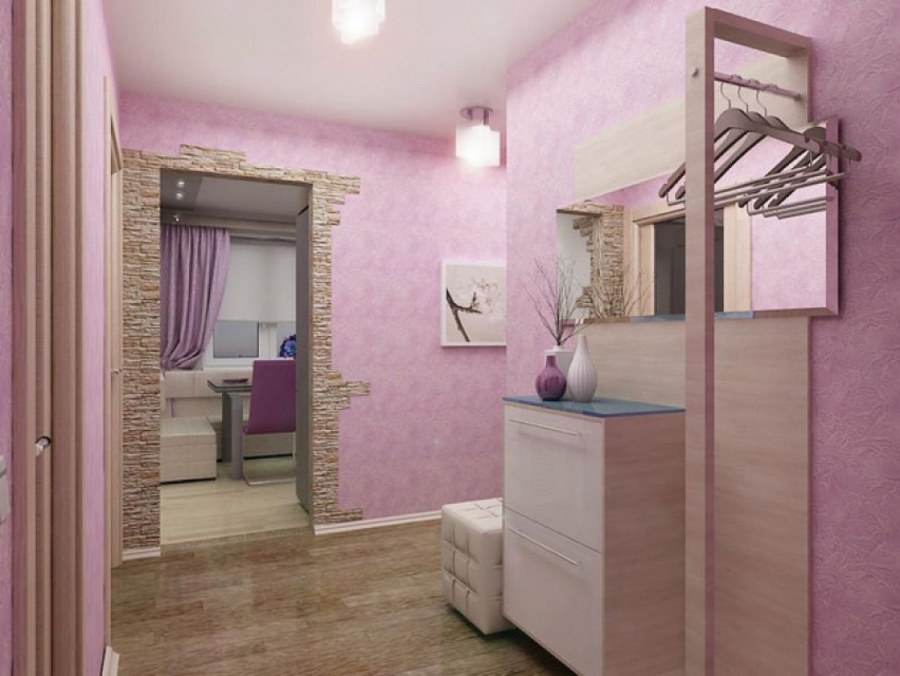 Сиреневая прихожая
