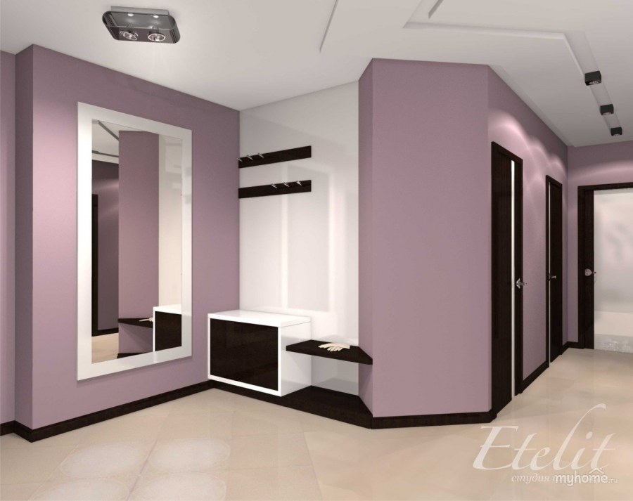 Сиреневая прихожая