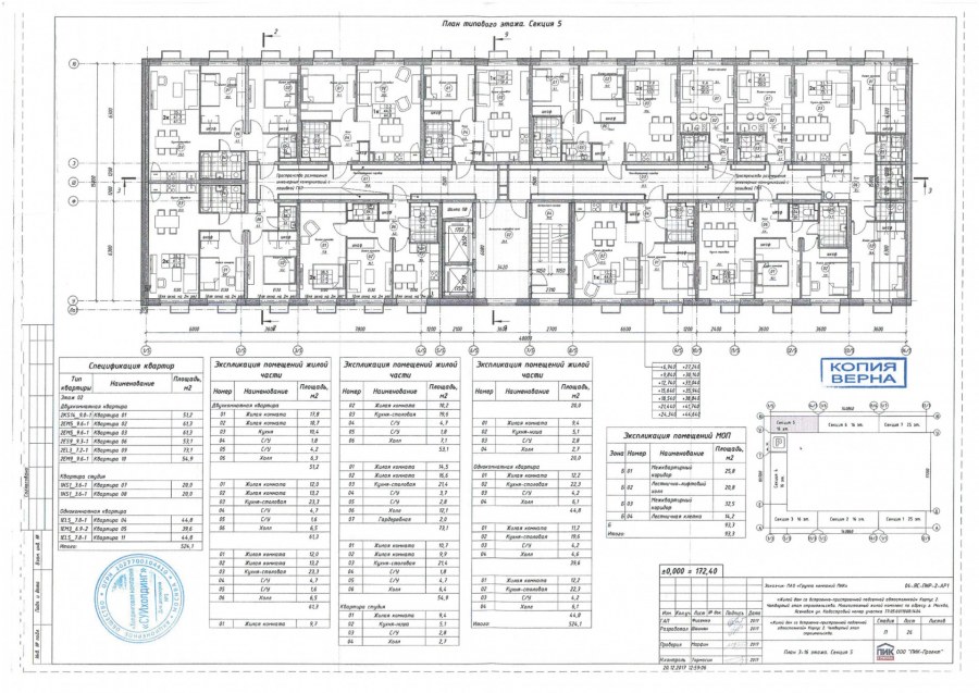 Планировки пик с размерами 2 комнатные