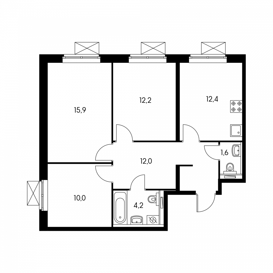 ЖК Мещерский лес планировки
