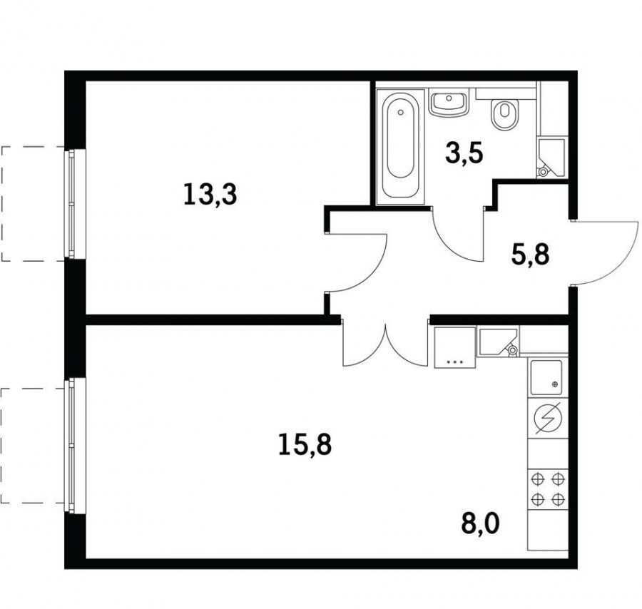 Пик Мещерский лес планировки
