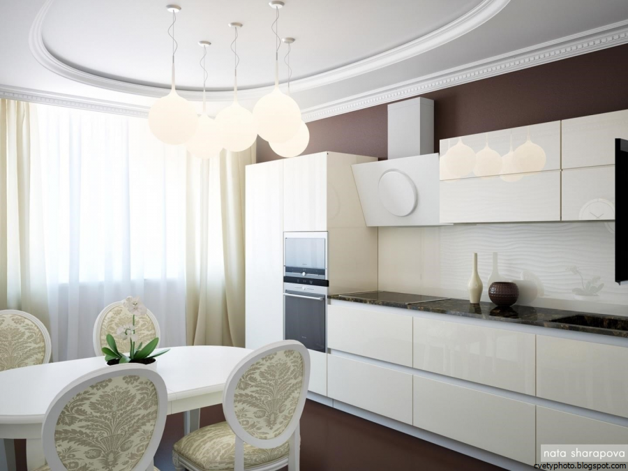 Белая кухня Неоклассика икеа