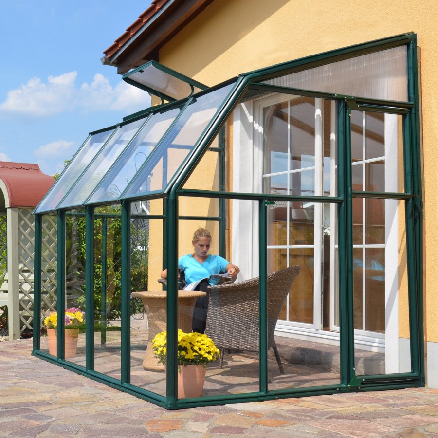 Пристроенная оранжерея зимний сад