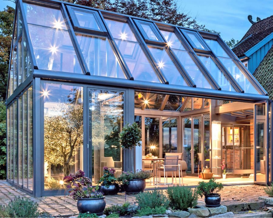 Стеклянные веранды Schuco