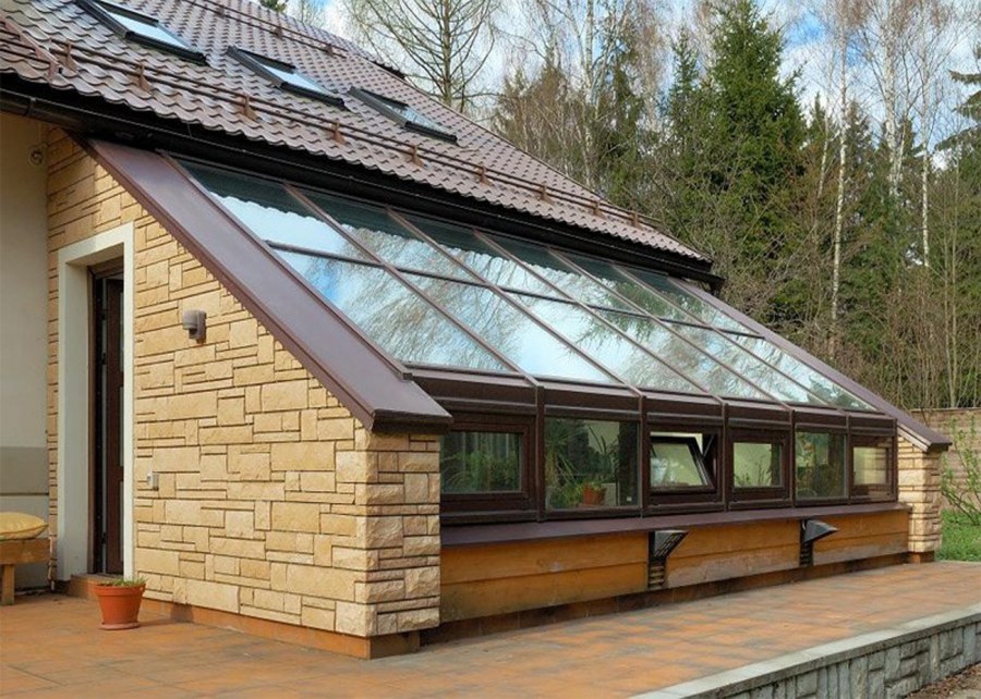 Стеклянная кровля