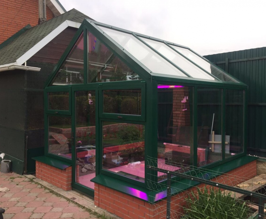 Теплица с пристройкой