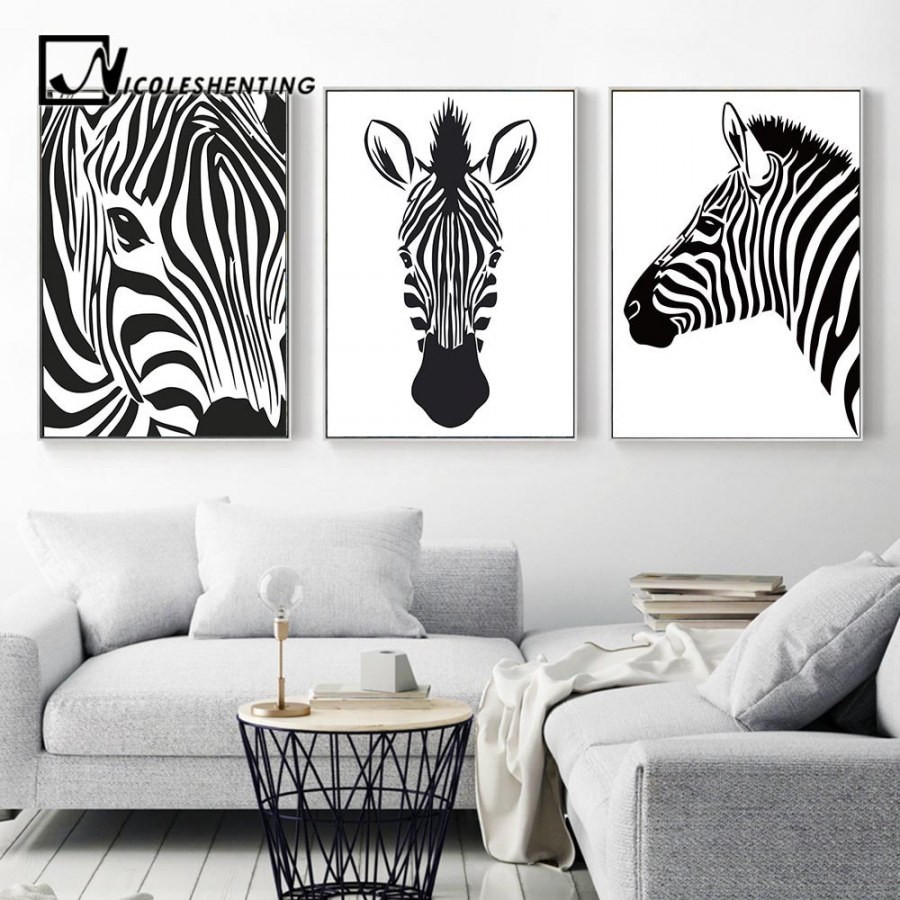 Черно белое панно