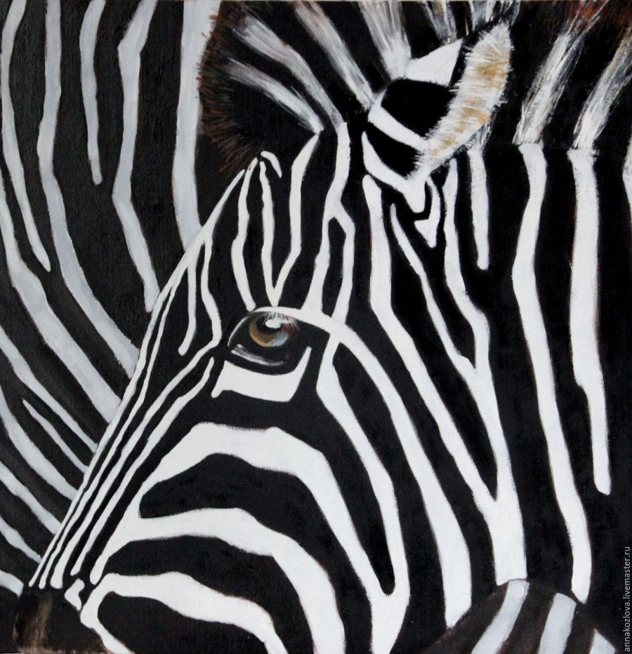 Зебра абстракция