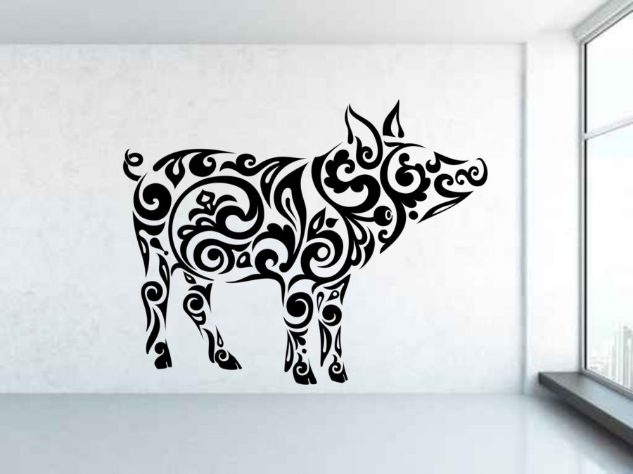 Свинья стилизация