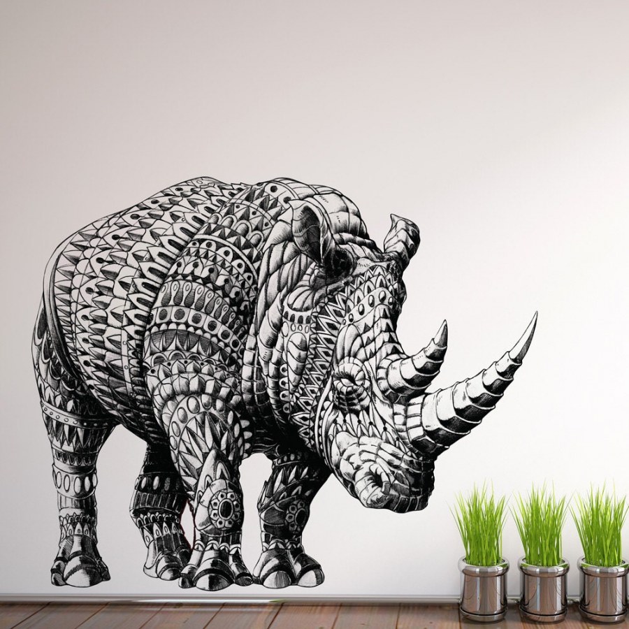 Носорог Графика