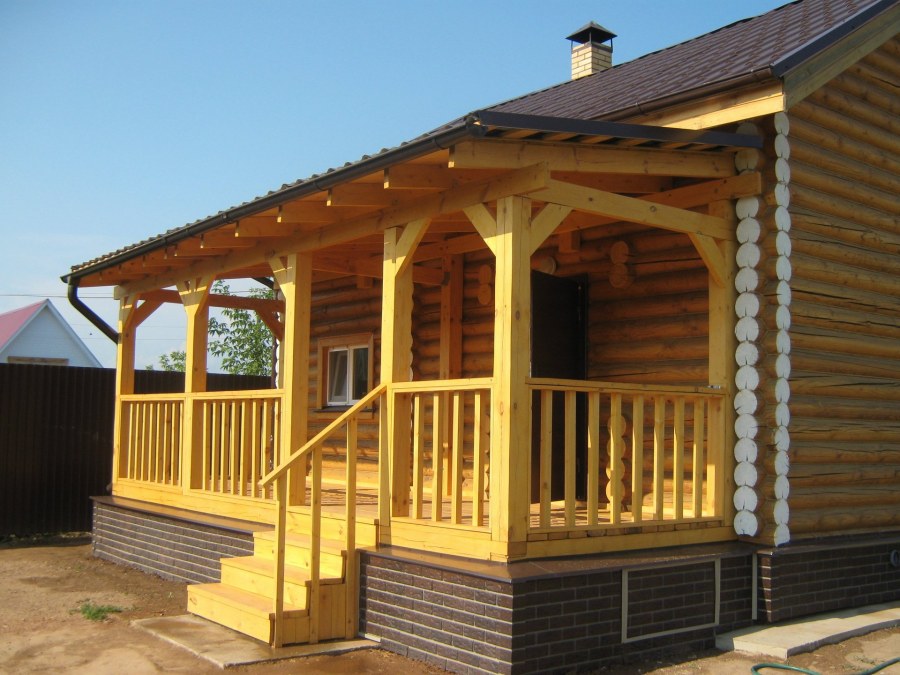 Обшивка веранды