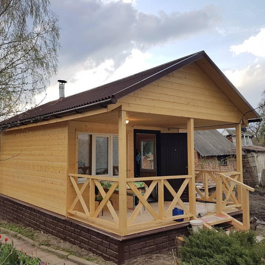 Теплая веранда к дому