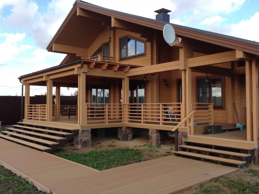 Пристройка веранды к дому