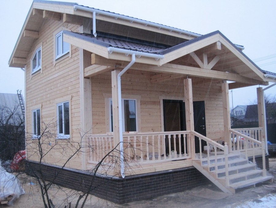 Деревянная веранда