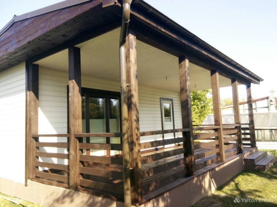 Деревянная терраса к дому