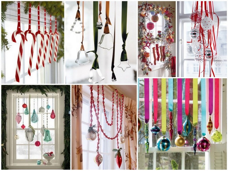 Новогодний декор окон