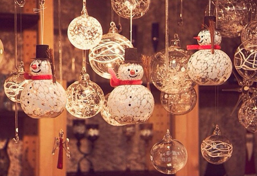 Новогодние игрушки для интерьера