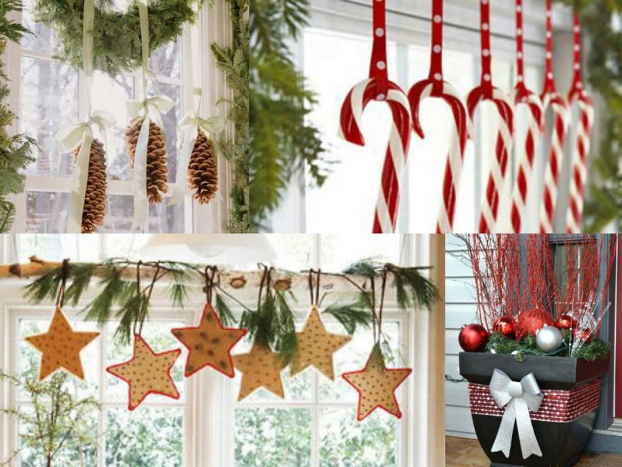 Новогодний декор окон