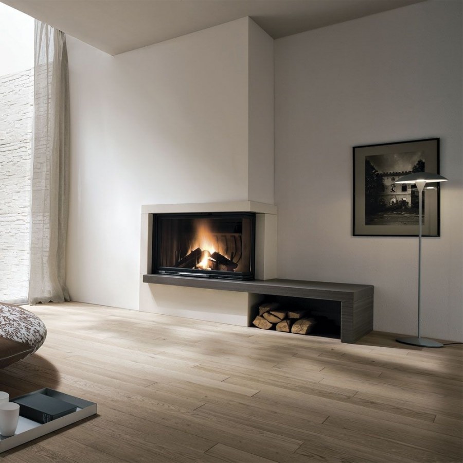 Каминная топка Kratki simple в интерьере