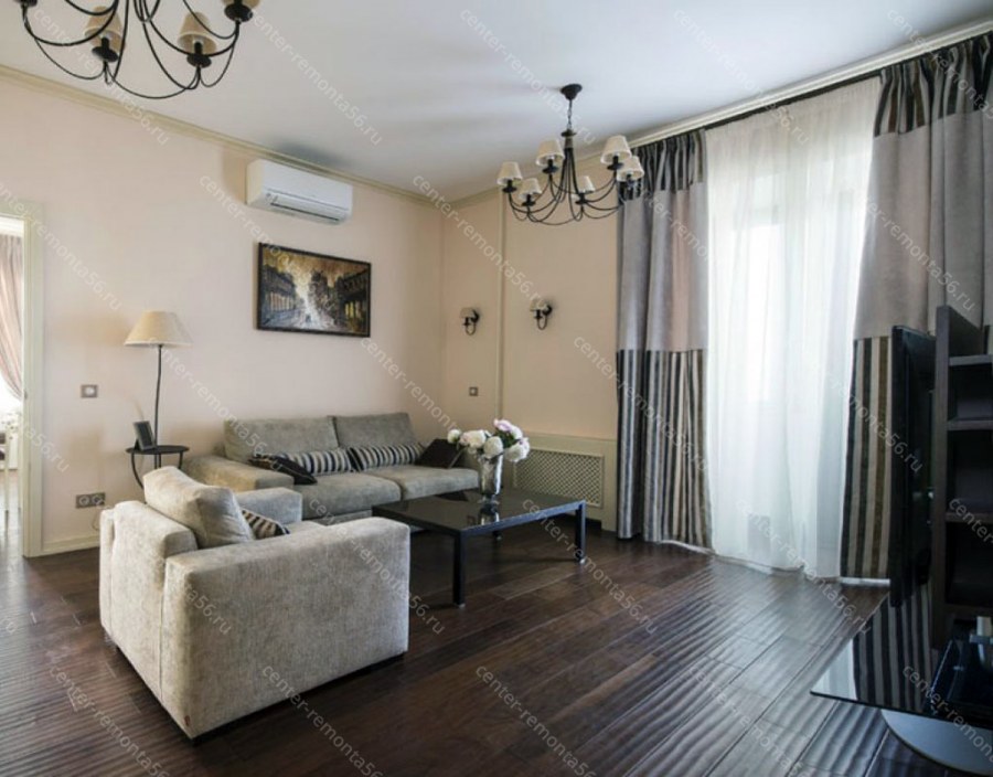 Американский интерьер квартиры в Москве