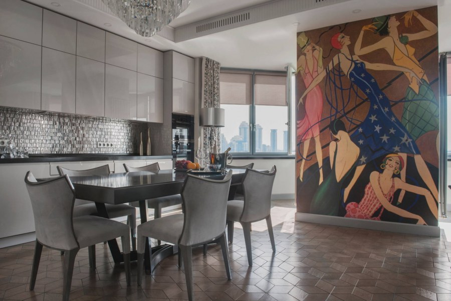 Фрески в стиле арт деко и Модерн