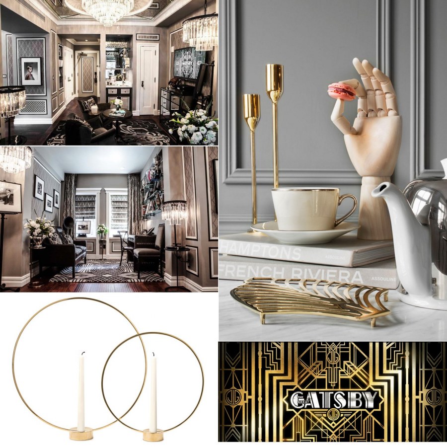 Ар-деко интерьеры Великий Гэтсби