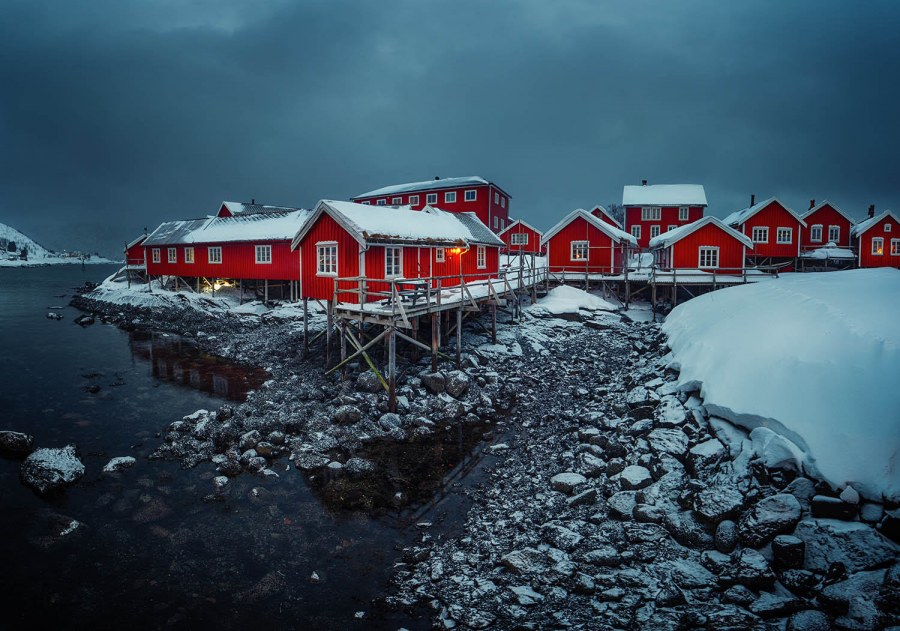 Норвегия Лофотенские острова приют